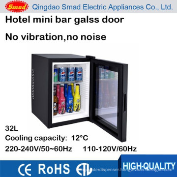 30 liter mini glass door bar fridge